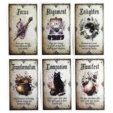 Оракули Мудрої Відьми 20 карт. Wise Witch Oracle cards. Карти Таро.