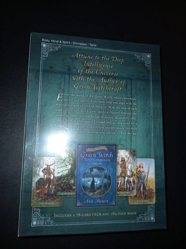 Таро Зеленої Відьми Маура А. Green Witch Tarot (набір 78 карт+272 стр). Карти Таро.