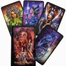 Маркетті Масонське Таро Marchetti Tarot 78 карт 10.5 х 6 см. Карти Таро.