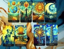 Ван Гог Таро на 78 карт 10.5 х 6 см. Van Gogh Tarot. Карти Таро.