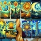Ван Гог Таро на 78 карт 10.5 х 6 см. Van Gogh Tarot. Карти Таро.