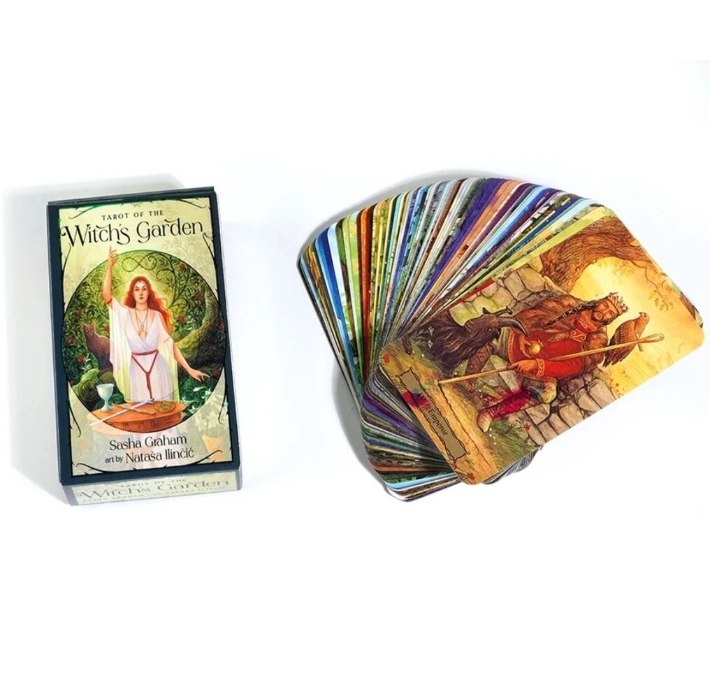 Таро відьом саду. Саші Грем. Tarot of the Witchs Garden Sasha Graham.