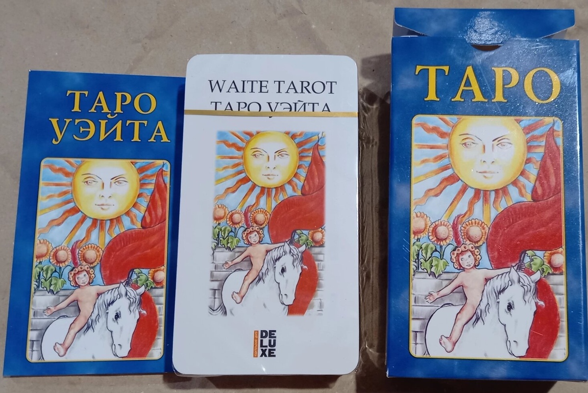 Таро Вейта DELUXE new. ANKH 78 карт + брошюра. Карти Таро.