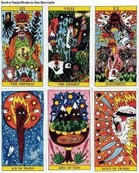 Таро дель Фуго. Tarot del Fuego. 78 карток + інструкція. Карти Таро.