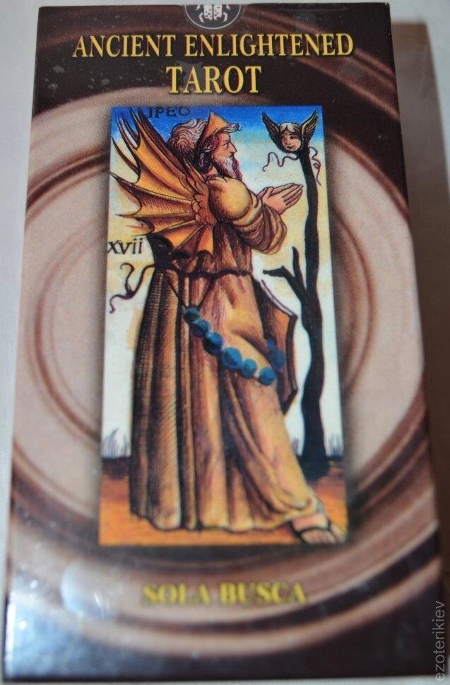 Таро Стародавніх Магів. Ancient Enlightened Tarot. Sola Busca Tarot. 78 карток + брошура. Карти Таро.