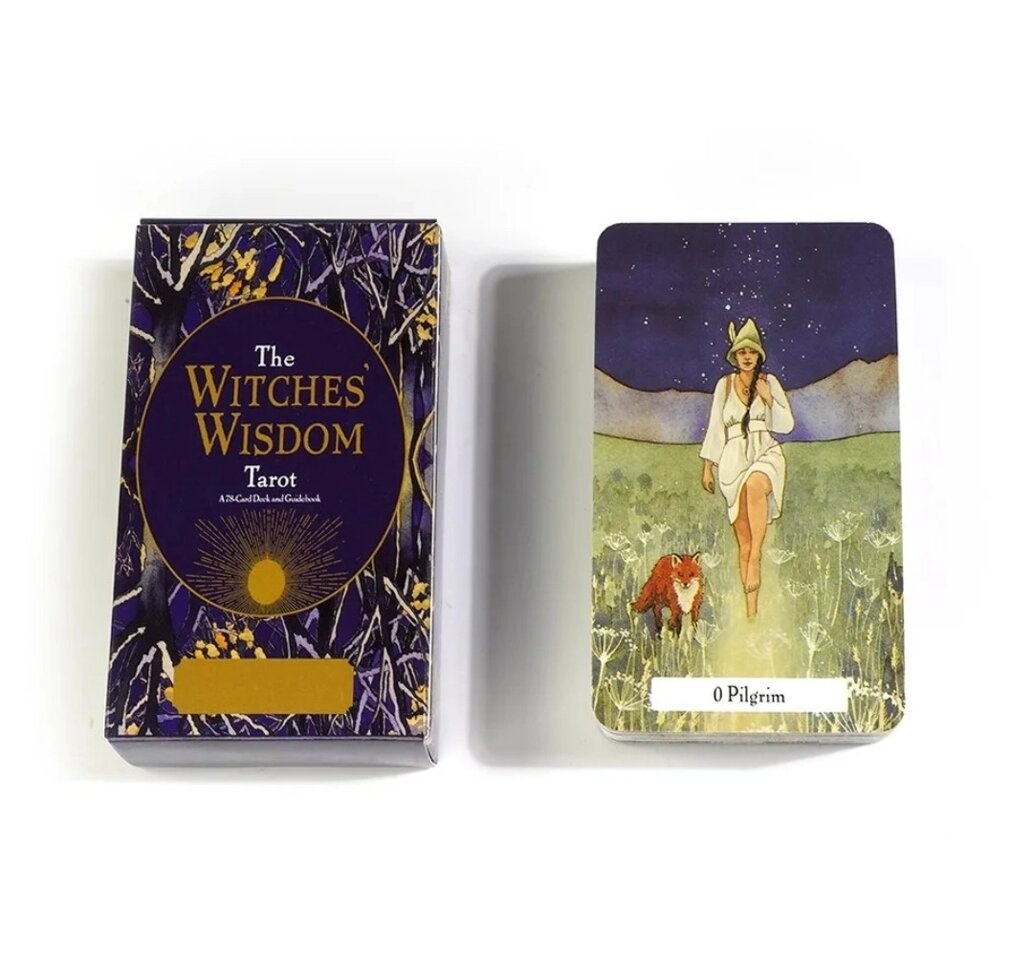 Мудрість відьом таро на 78 карт 10.5 х 6 см The Witches Wisdom tarot. Карти Таро.