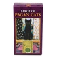 Таро Язичних котів міні колода на 78 карт 8 х 4,5 см Tarot of Pagan Cats. Карти Таро.