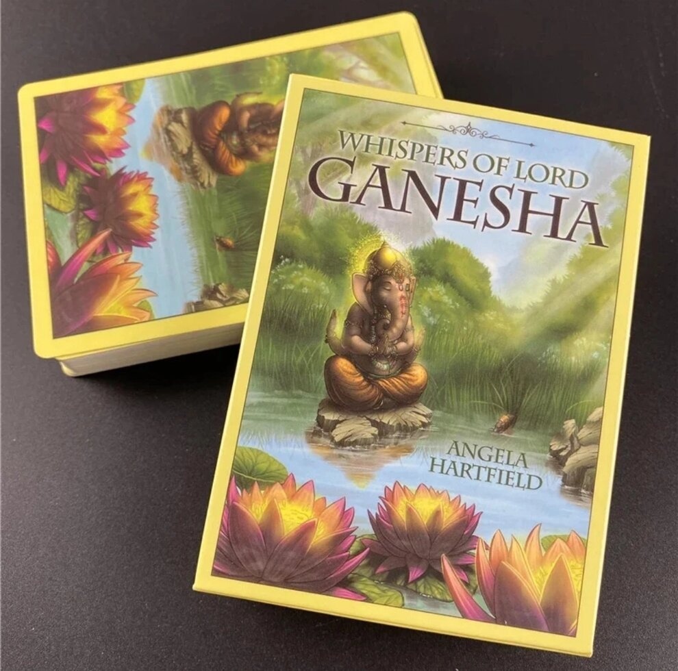 Шепот Господа Ганеши. Анджела Хартфілд Whespers jof Lord Ganesha Angela Hartfield. Карти Таро.